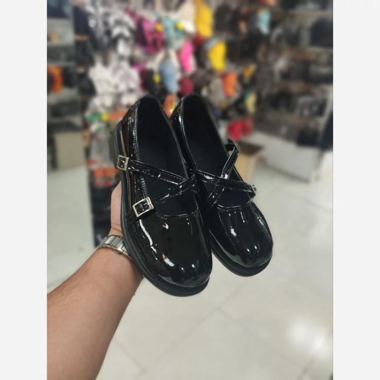 کفش جدید کد18 دوسگک جنس ورنی وچرم زیره پیو سبک وراحت سایز 37ta40