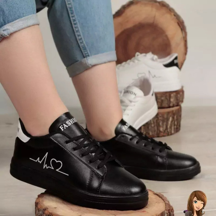 کتونی قلبی#کتونی کد 708 قالب استاندارد زیره پیو سبک و راحت Size37ta40 پست رایگان