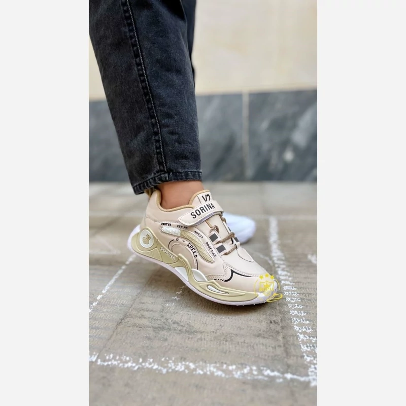 کفش اسپرت جدیددخترانه وپسرانه   سایز 31الی35  سورینا در دو رنگ رویه ضد آب سبک و راحت شیک و خوشگل