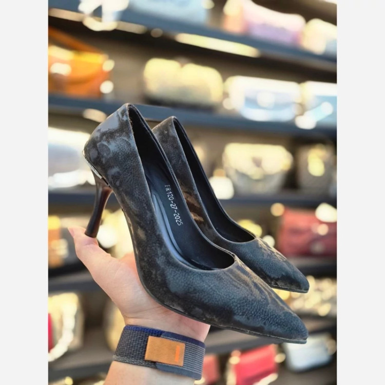 کفش سگگ فلای پشت پروانه ای جدید پاشنه 7سانت قالب استاندارد