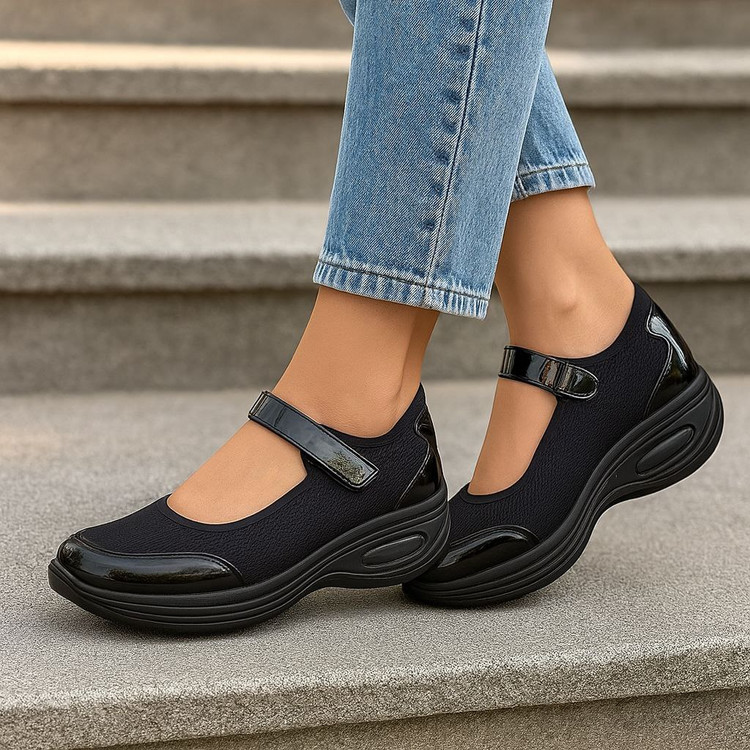 کفش چسبی راحتی 👟 راحتی یعنی همین! کفش اسپرت و طبی لژدار برای پیادهروی طولانی، استایل روزمره و حتی محل کار. هم سبکه، هم نرم، هم شیک! ✨ ✅سایزبندی:۳۷ تا۴۰ ✅رنگبندی:مشکی,سرمه ای,طوسی ✅جنس رویه: ترکیب پارچه تنفسی و ورنی ✅اندازه لژ:۵ سانت ✅✅ارسال پستی رایگان ✅ارسال با تیپاکس پس کرایه ارسال دو ساعته با پیک داخل تهران