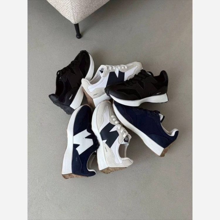 کتونی New Balance لژ 4سانت استپ دار کف بندی طبی متریال ترک شیک و راحت ارسال رایگان